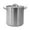 YATO GASTRO Topf mit Deckel 36,6 Liter 360 x 360 mm Edelstahl