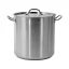 YATO GASTRO Topf mit Deckel 36,6 Liter 360 x 360 mm Edelstahl