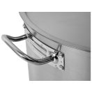 YATO GASTRO Topf mit Deckel 71,6 Liter 450 x 450 mm Edelstahl