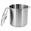 YATO GASTRO Topf mit Deckel 98,2 Liter 500 x 500 mm Edelstahl