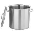 YATO GASTRO Topf mit Deckel 21 Liter 300 x 300 mm Edelstahl