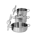 YATO GASTRO Mit Fußdeckel 5 Liter 240 x 110 mm Inox