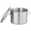 YATO GASTRO Topf mit Deckel 9 Liter 250 x 180 mm Edelstahl