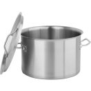 YATO GASTRO Topf mit Deckel 14 Liter 300 x 200 mm Edelstahl