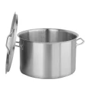 YATO GASTRO Topf mit Deckel 32 Liter 400 x 260 mm Edelstahl