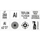 YATO GASTRO Pfannkuchenpfanne mit Teflonbeschichtung 260 mm Aluminium