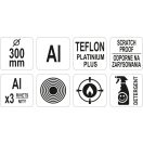 YATO GASTRO Pfannkuchenpfanne mit Teflonbeschichtung 290 mm Aluminium