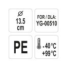 YATO GASTRO Eimerdeckel aus Kunststoff 135 mm
