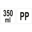 YATO GASTRO Saucenspender 350 ml gelb