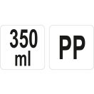 YATO GASTRO Saucenspender 350 ml weiß