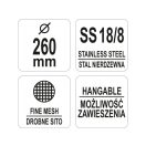 YATO GASTRO Filterlöffel 260 mm Edelstahl