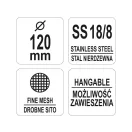 YATO GASTRO Chinesischer Filter 120 mm