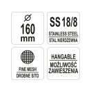 YATO GASTRO Filter 160 mm Edelstahl