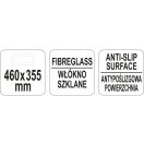 YATO GASTRO Rutschfestes Tablett 460 x 355 mm