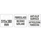 YATO GASTRO Rutschfestes Tablett 515 x 380 mm