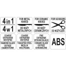 YATO GASTRO Messerschärfer 4 in 1