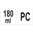 YATO GASTRO Kunststoff-Eisportionierer 180 ml PC