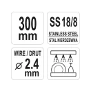 YATO GASTRO Handrührgerät 300 mm