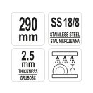 YATO GASTRO Fleischgabel 280 mm Edelstahl