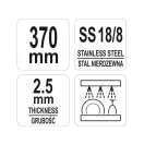YATO GASTRO Edelstahlschneider 375 mm
