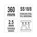 YATO GASTRO Take-out-Löffel 360 mm Edelstahl