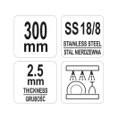 YATO GASTRO Inox Salatlöffel 300 mm