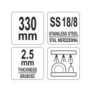 YATO GASTRO Inox Spaghettilöffel 330 mm