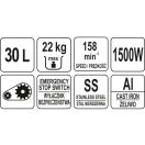 YATO GASTRO Kneter 30 Liter 1500 W