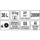 YATO GASTRO Kneter 30 Liter 1500 W