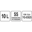 YATO GASTRO Rührschüssel 10 Liter für YG-03025