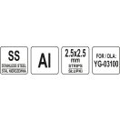 YATO GASTRO Streifentrennscheibe 2,5 x 2,5 mm