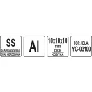 YATO GASTRO Würfelscheibe 10 x 10 x 10 mm