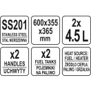 YATO GASTRO Suppenkocher 2 x 4,5 Liter