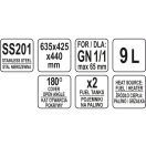 YATO GASTRO Chafing Pot 9 Liter Rolltop GN 1/1