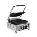 YATO GASTRO Kontaktgrill 320 mm 1800 W gerippte Grillplatte