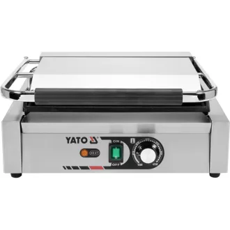 YATO GASTRO Kontaktgrill 440 mm 2200 W flaches Backblech