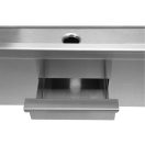 YATO GASTRO Grill 550 mm 3000 W flaches Backblech