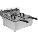 YATO GASTRO Doppel-Ölfritteuse 2 x 3,5 Liter 2 x 2000 W