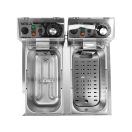 YATO GASTRO Doppel-Ölfritteuse 2 x 3,5 Liter 2 x 2000 W