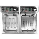 YATO GASTRO Tischfritteuse 2 x 6 Liter 2 x 3000 W