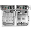 YATO GASTRO Tischfritteuse 2 x 8 Liter 2 x 3300 W