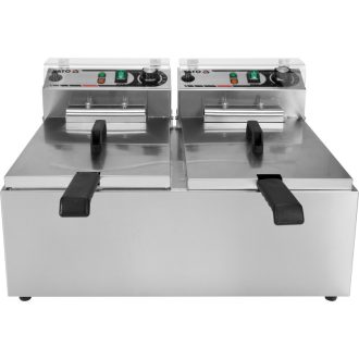 YATO GASTRO Tischfritteuse 2 x 11,5 Liter 2 x 5000 W