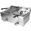 YATO GASTRO Tischfritteuse 12 Liter 5000 W mit Ablasshahn