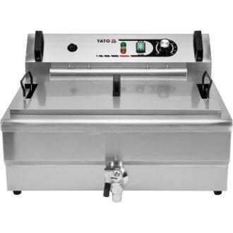 YATO GASTRO Tischfritteuse 23 Liter 6000 W mit Ablasshahn