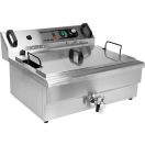 YATO GASTRO Tischfritteuse 23 Liter 6000 W mit Ablasshahn