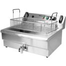 YATO GASTRO Tischfritteuse 23 Liter 6000 W mit Ablasshahn
