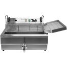 YATO GASTRO Tischfritteuse 23 Liter 6000 W mit Ablasshahn