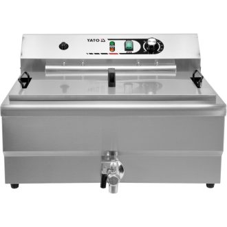 YATO GASTRO Tischfritteuse 26,5 Liter 6000 W mit Ablasshahn