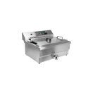 YATO GASTRO Tischfritteuse 26,5 Liter 6000 W mit Ablasshahn
