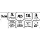 YATO GASTRO Reiskocher 27 Liter 2850 W